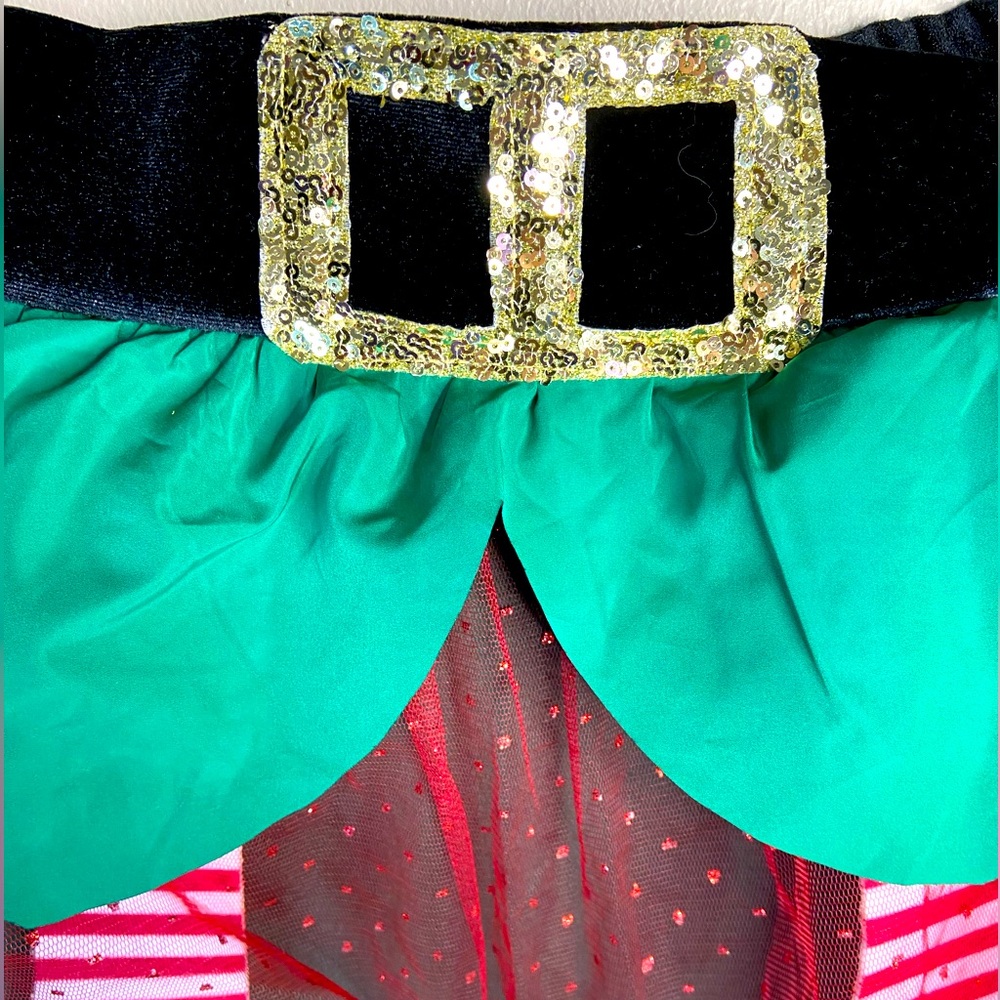 LOVE ON A HANGER Festive Elf Christmas Skirt Size XL - Picture 4 of 5